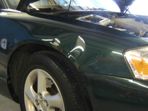 basketball-sized dent