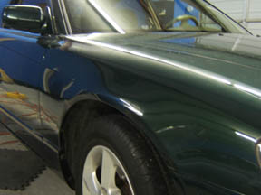 dent repaired with PDR